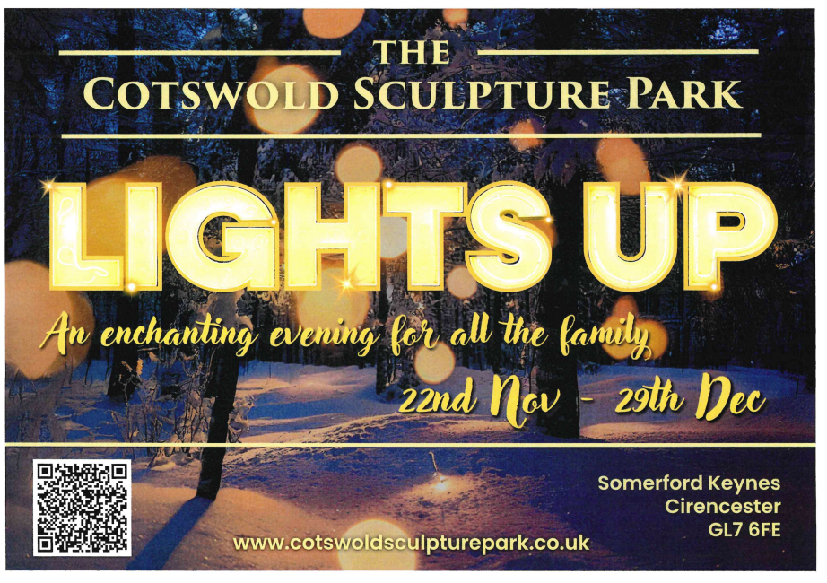 The Cotswold Sculpture Park Lights Up